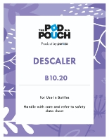 Pod in a Pouch De-Scaler Label (for tubs)