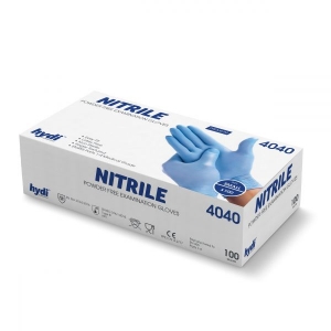 Blue Powder Free Nitrile Gloves 