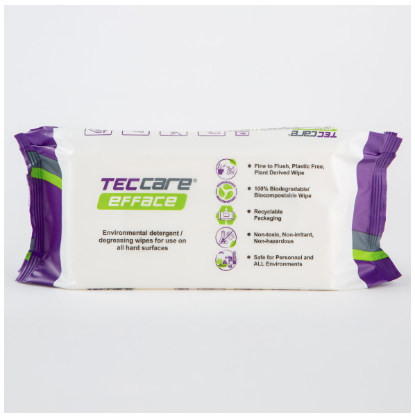 Tec Care ECO-DET EEFACE Wipes Box x8 (88 per pack)