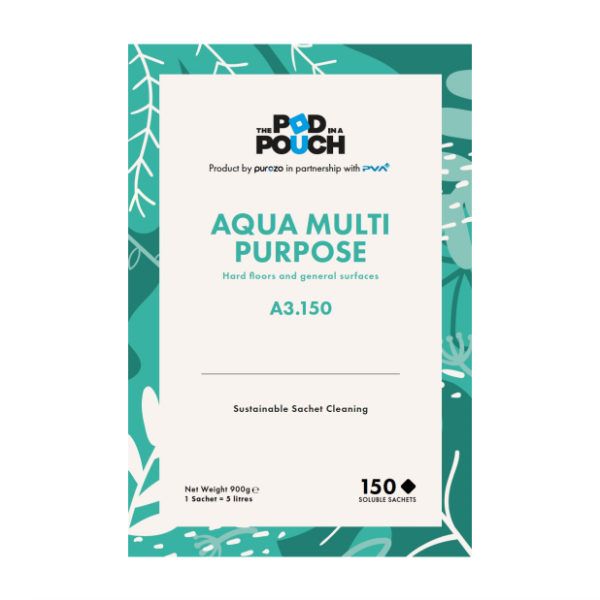 PVA Hard Surface Cleaner Aqua 150 sachets