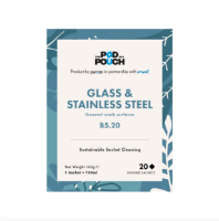 PVA Glass & Stainless Steel Cleaner 20 sachets