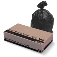 Super Heavy Duty Black Sacks 18x29x29" (22kg+)